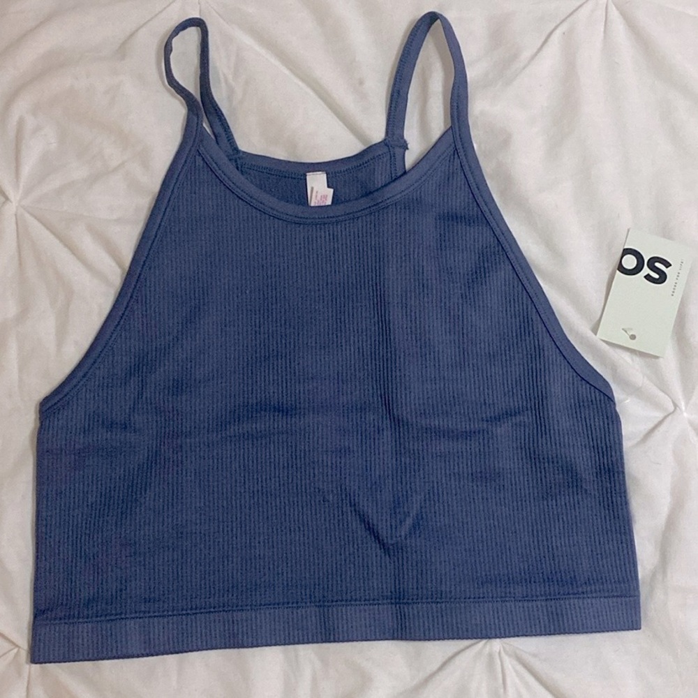 Ribbed fitted crop top